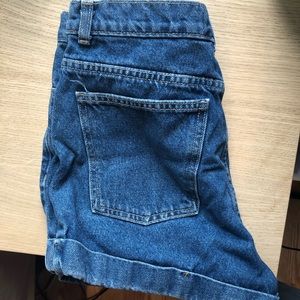 Blue high waisted American apparel shorts